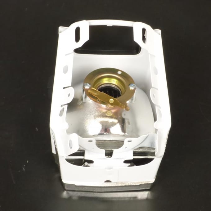 Optique avant RSM pour mobylette MBK 50 51V 1978 à 2002 LUX trapézoïdale blanc Neuf