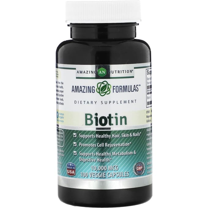 Amazing Nutrition, Biotine, 10.000 mcg, 100 vegetarische capsules