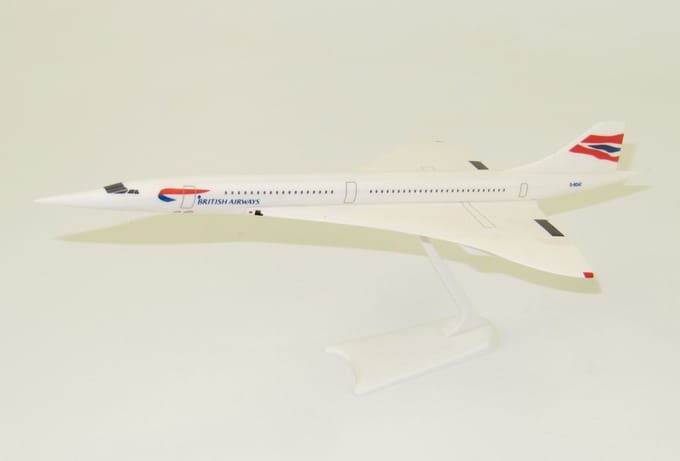 Schaalmodel vliegtuig British Airways Concorde schaal 1:250 lengte 24,84cm
