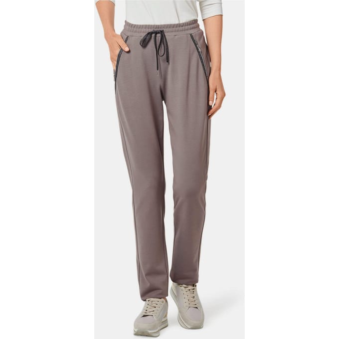 Goldner Stoffen broek Elegante joggingbroek SARA, hoge taille