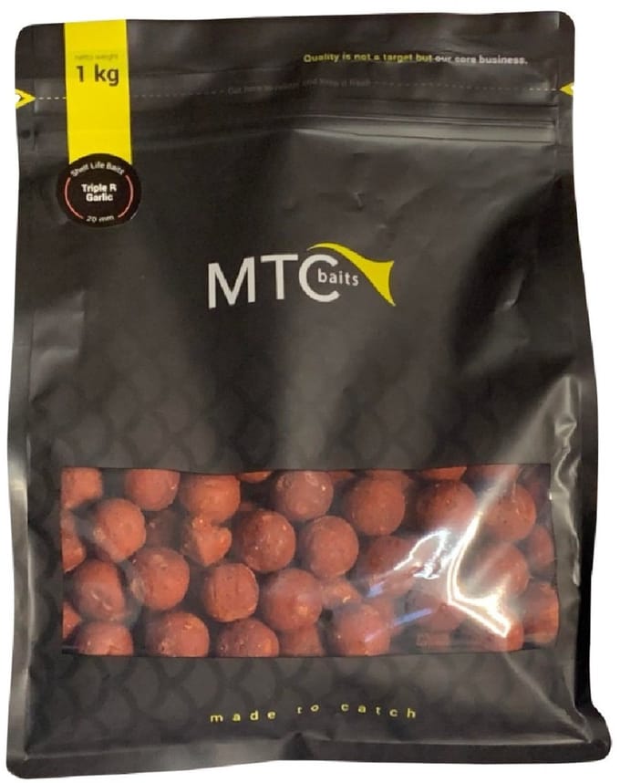 MTC Baits Triple R Garlic Boilies 20mm 1kg