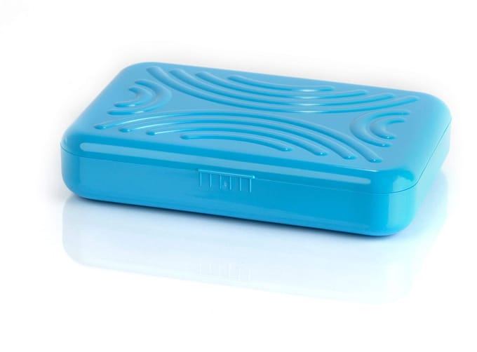 lunchbox/schooletui klein, kunststof, lichtblauw, medium
