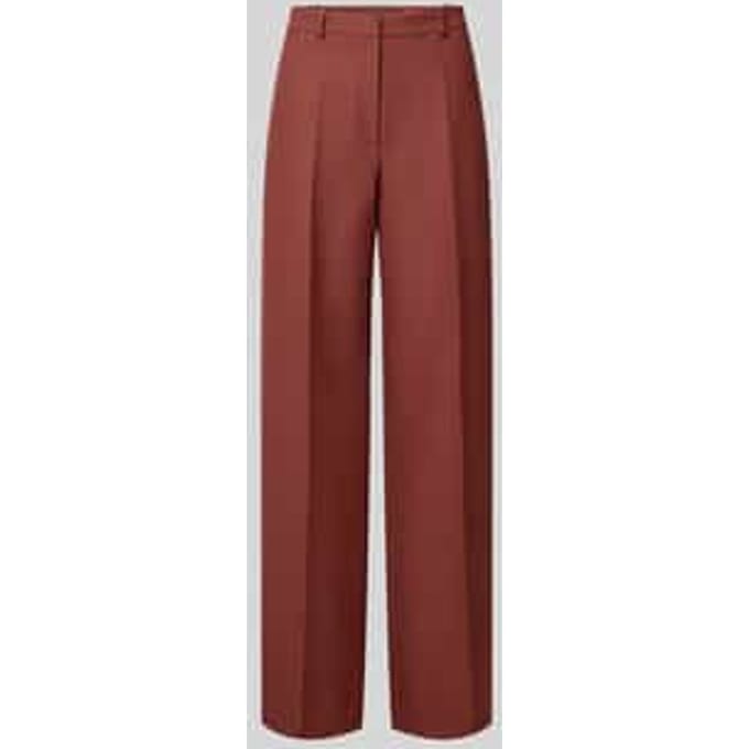 Wijd vallende broek met viscose, model 'Hasmina'