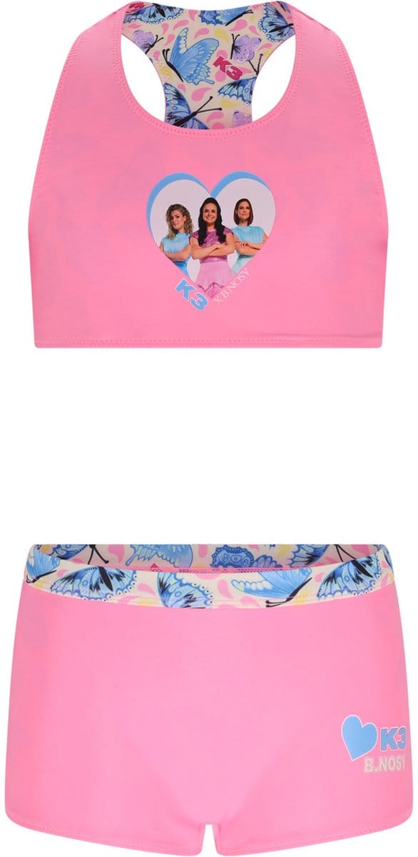 B.Nosy K3 Bikini roze Y604-5055 - maat 110
