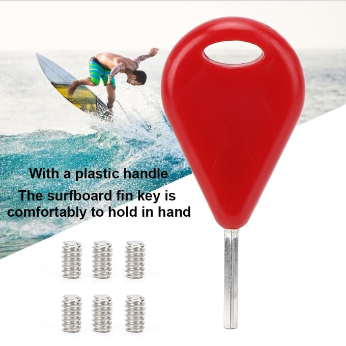 Surfplank Accessoires Surf Vin Sleutel Schroeven Set voor FCS Vinnen Surfuitrusting(Rood ) red