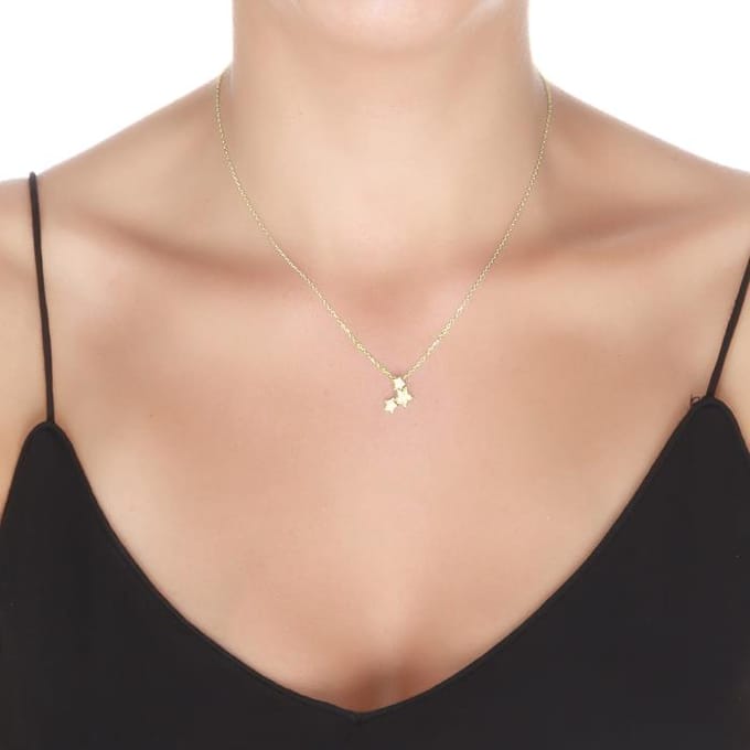 Sterling zilveren 925 familie ketting
