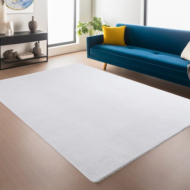 Muratap Joy effen soft vloerkleed – 100% polyester – anti-slip - 60x100 cm