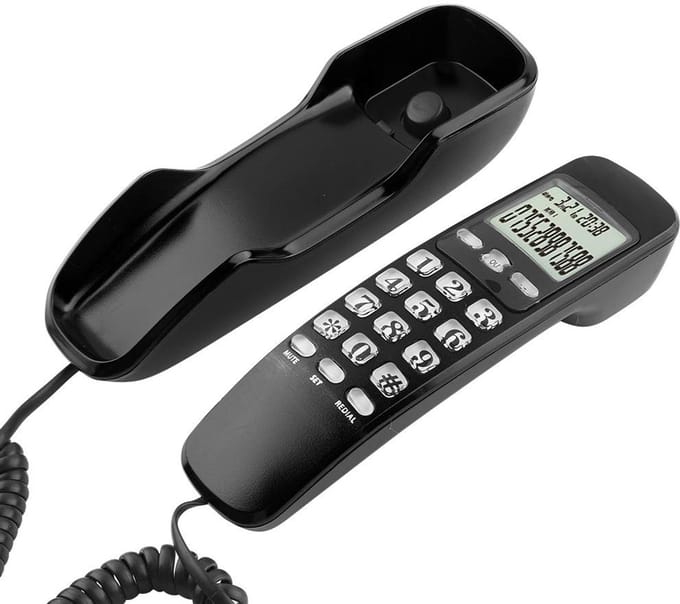 Allecto - Wisfunctie LCD-schermen - Telefoon met nummerherkenning