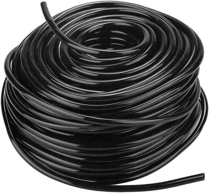 PVC Tuinslang Zwart - Flexibel en Duurzaam - Gazon en Tuin - 20 meter