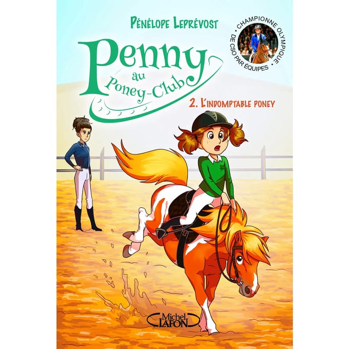 Boek penny op de ongetemde ponyclub Éditions Michel Lafon