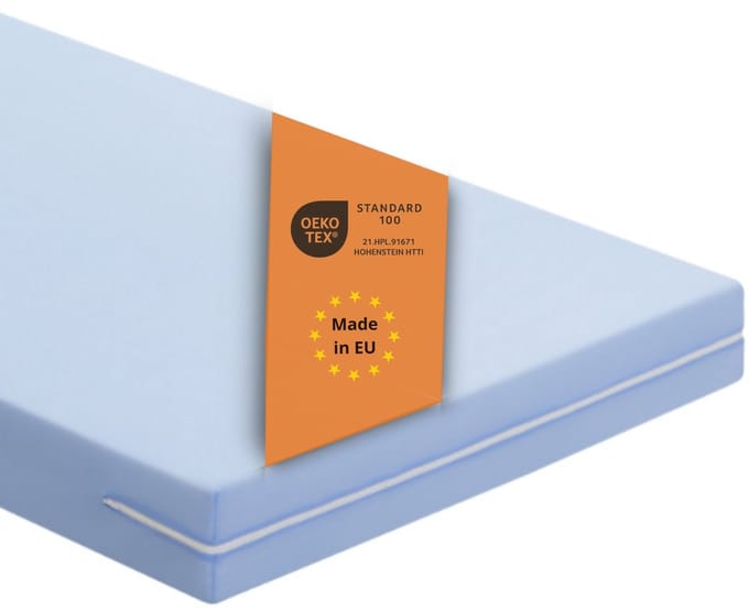 sleepling Comfortschuim matras Basic 20 | 100 x 200 cm | Hardheidsgraad 2 | Made in EU | Wasbaar op 40 graden | Ökotex 100