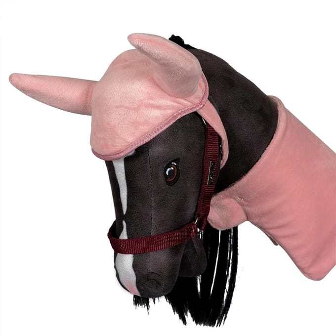 By Astrup Stokpaard Verkleed Set Deken en Muts Velours Roze