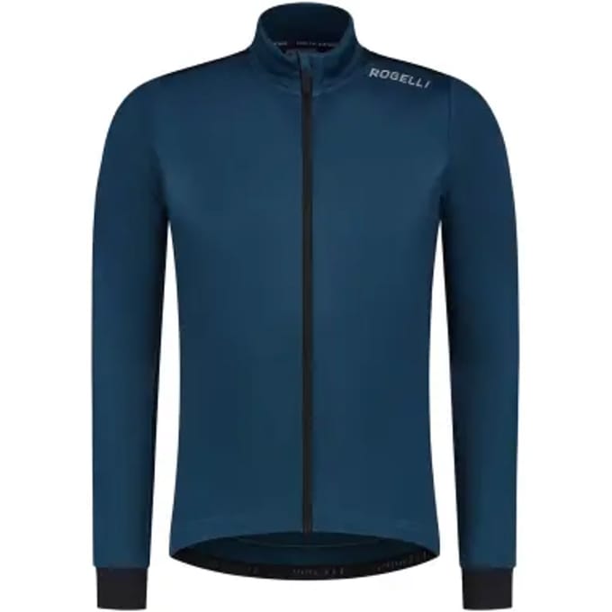 Rogelli Core Heren Fietsshirt - Lange mouw - Donkerblauw
