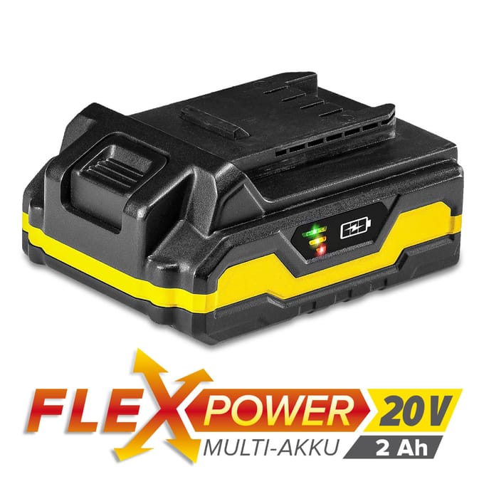 Extra accu Flexpower 20V 2,0 Ah