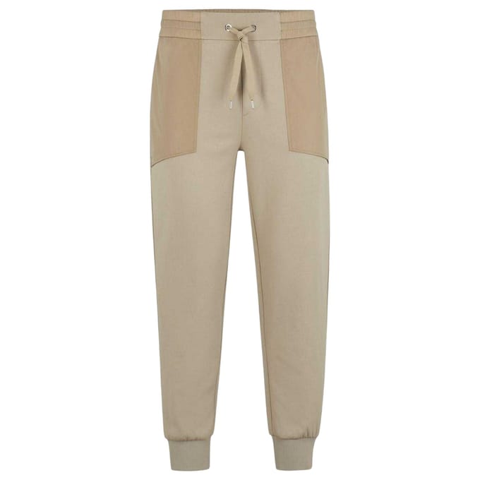 Boss Heren Larsen Classic Joggingbroeken (Donkerbeige)