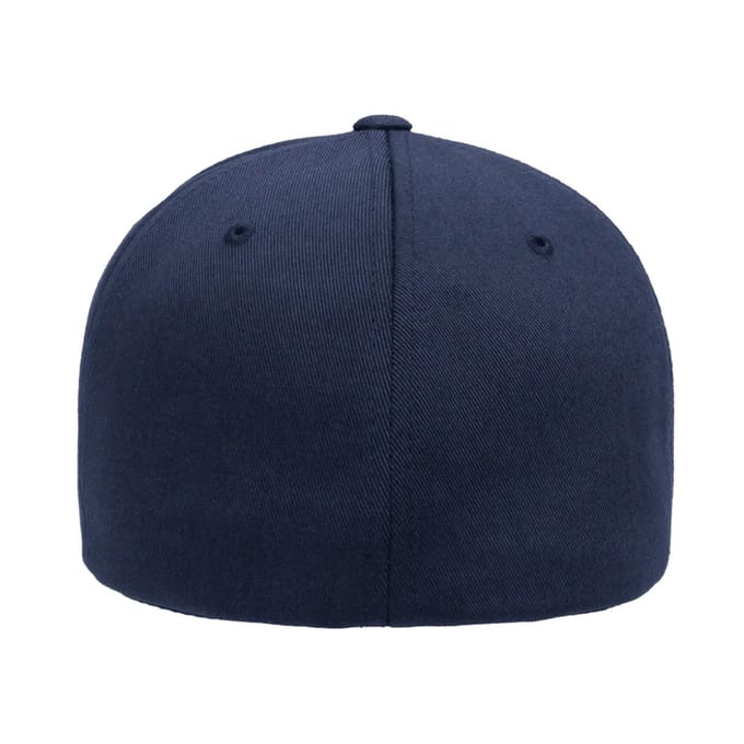 Flexfit Wooly Combed Verstelbare Baseballpet (Marine)
