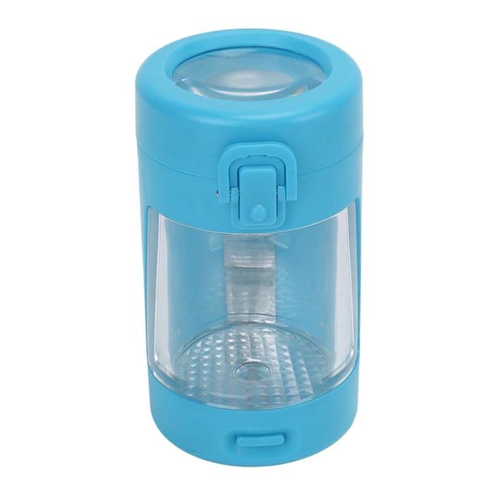 Kruidenbewaarbox, geurbestendig, uitstekende afsluiting, compact, lichtgewicht. blauw