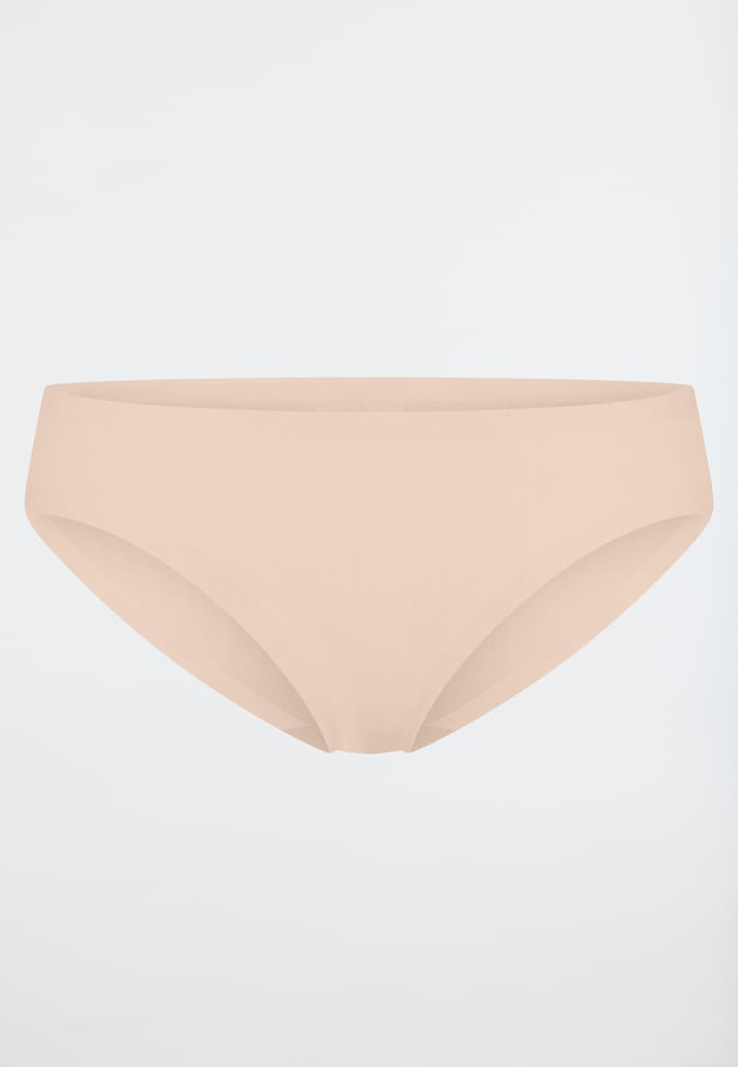 Schiesser Slip naadloos - Invisible Light Dames Onderbroek - zand beige