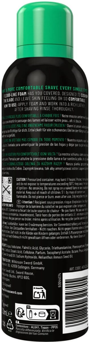 Wilkinson Sensitive Shave Foam - 200 ml