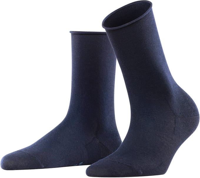 FALKE Active Breeze eenkleurig lyocell sokken dames blauw - maat 39-42