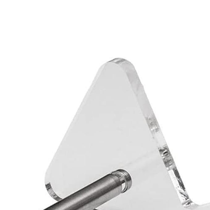 Support de Rangement pour Clavier Amovible Acrylique Transparent Rehausseur Incliné Support d'Exposition pour Clavier Mécanique white