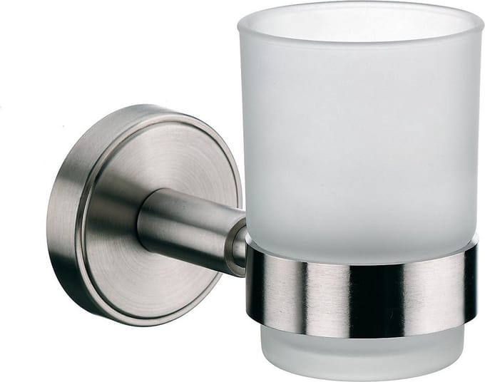 Marbea Drinkbeker met Wandbevestiging Badkamer - Zilver - Kela