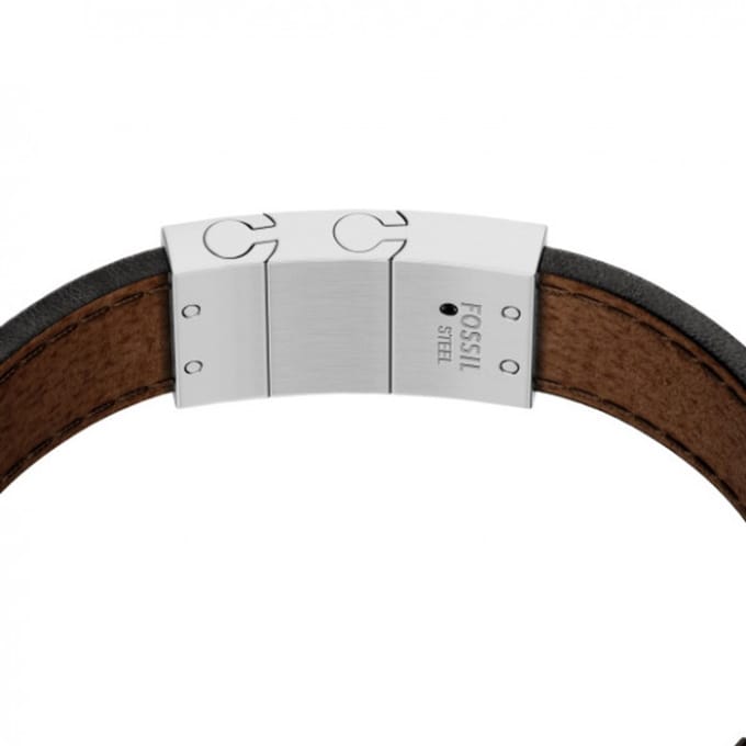 FOSSIL Everett Mannen Armband (sieraad) 22 cm - Bruin