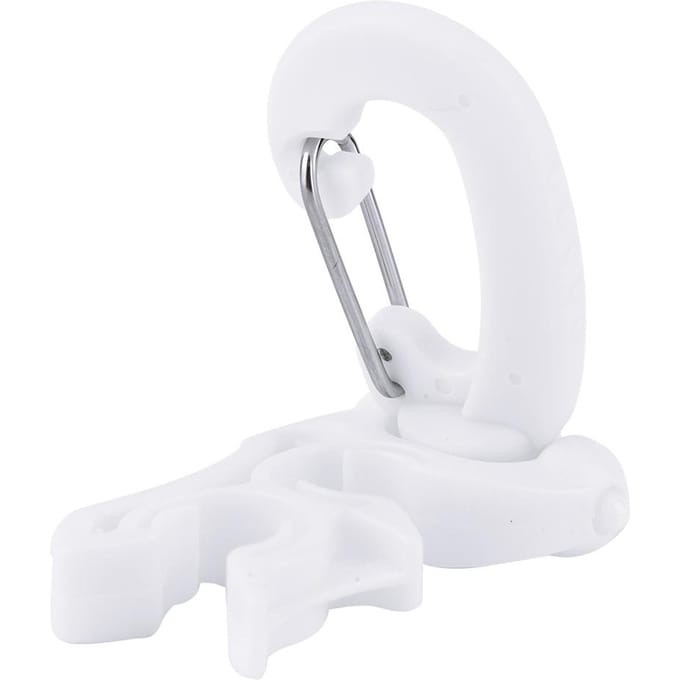 Duik Dubbele BCD Slanghouder Clip Regulator Bevestigingsgesp Haak voor Snorkelen (Wit) gray