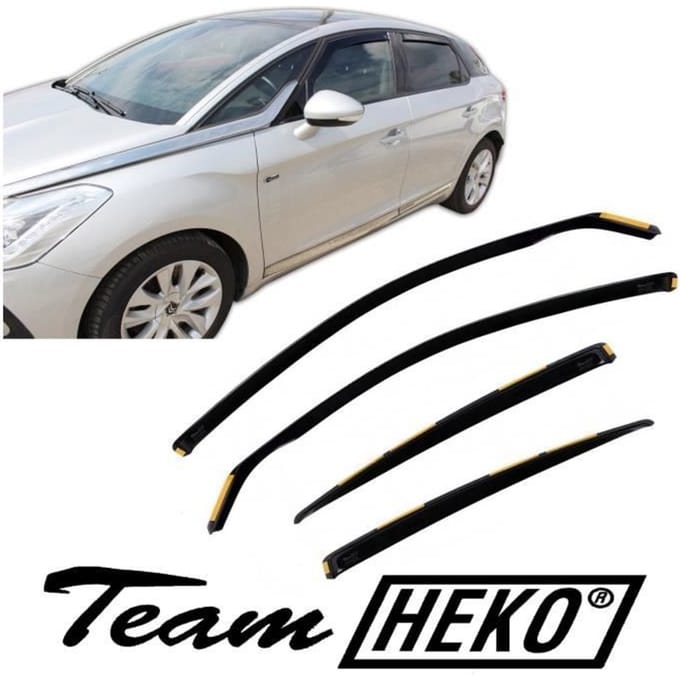 J&J AUTOMOTIVE | Heko Deflecteurs d'air Déflecteurs de Vent Pour Citreon Ds5 5P. Berlina 2011-2018