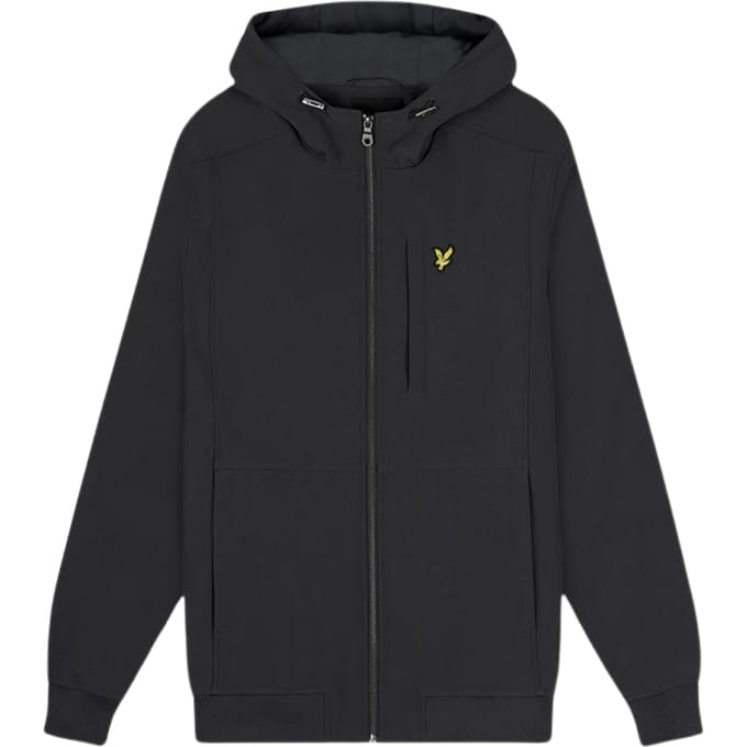 Lyle & Scott-merk gunmetal grijs softshell jack