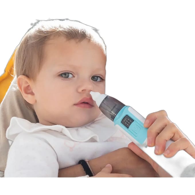 Elektrische Baby Neusreiniger – Neusdouche - 6 Zuigniveaus - Stil, Herlaadbaar - oplaadbaar & Inclusief Accessoireset - Nizi InnovaGoods