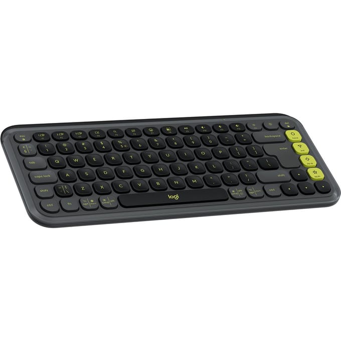 Logitech POP Icon Keys - Draadloos Toetsenbord - Bluetooth - Qwerty US - Graphite Green