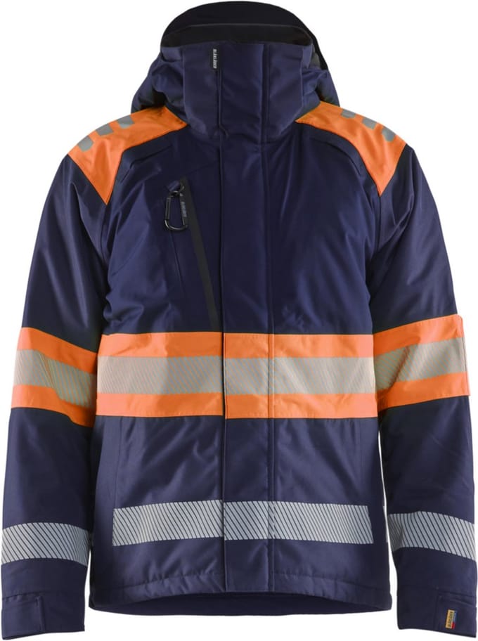 Blaklader 4480-1977 Winterjas High Vis - Marineblauw/Oranje - M