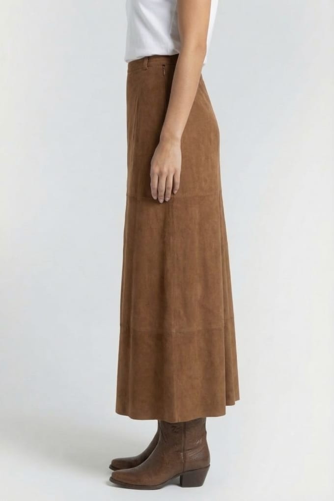 DNA Amsterdam Tiffany Cognac Taglia: 3 | Maxi gonne Outlet | Donna