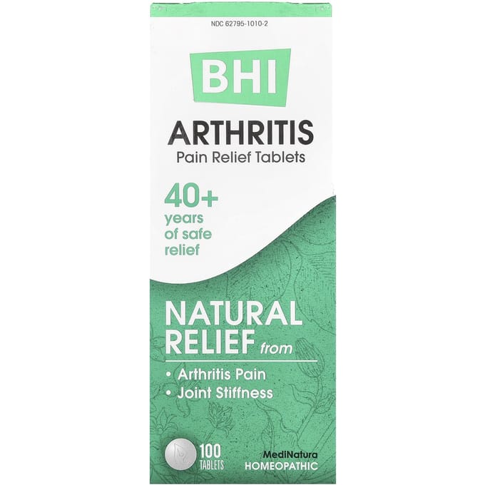 Bhi, Artritis, Pijnstillende Tabletten, 100 Tabletten