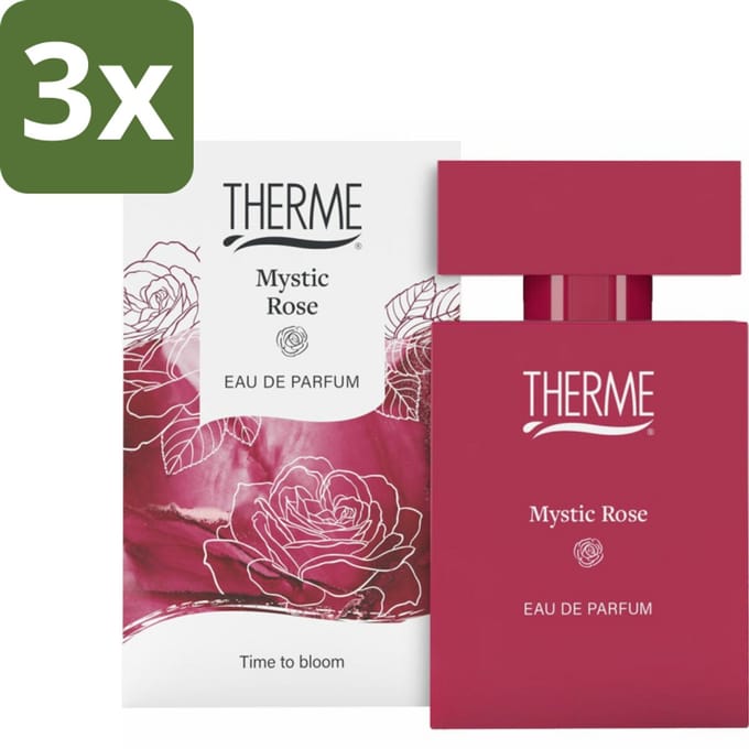 Therme - Mystic Rose - Eau de Parfum - Verfrissend- 30ml - Bulkverpakking - 3 stuks