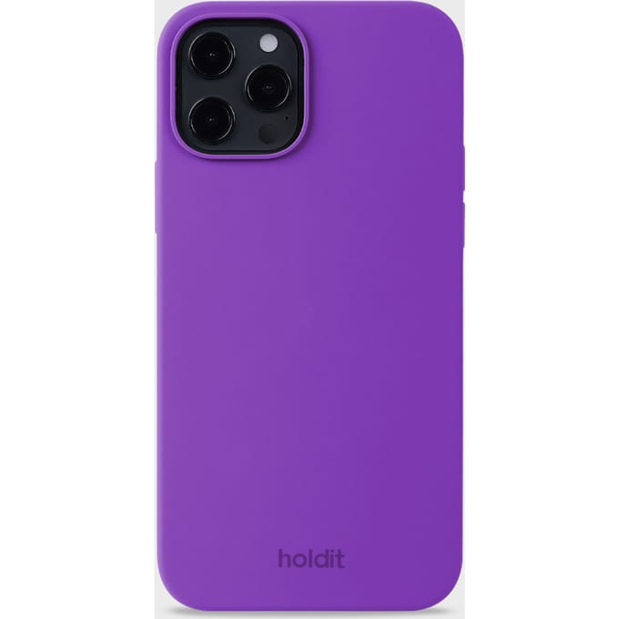 Phone Case Silicone Bright Purple iPhone 12