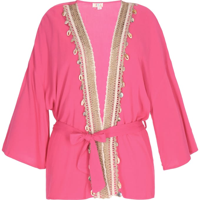IZIA Kimono Dames roze