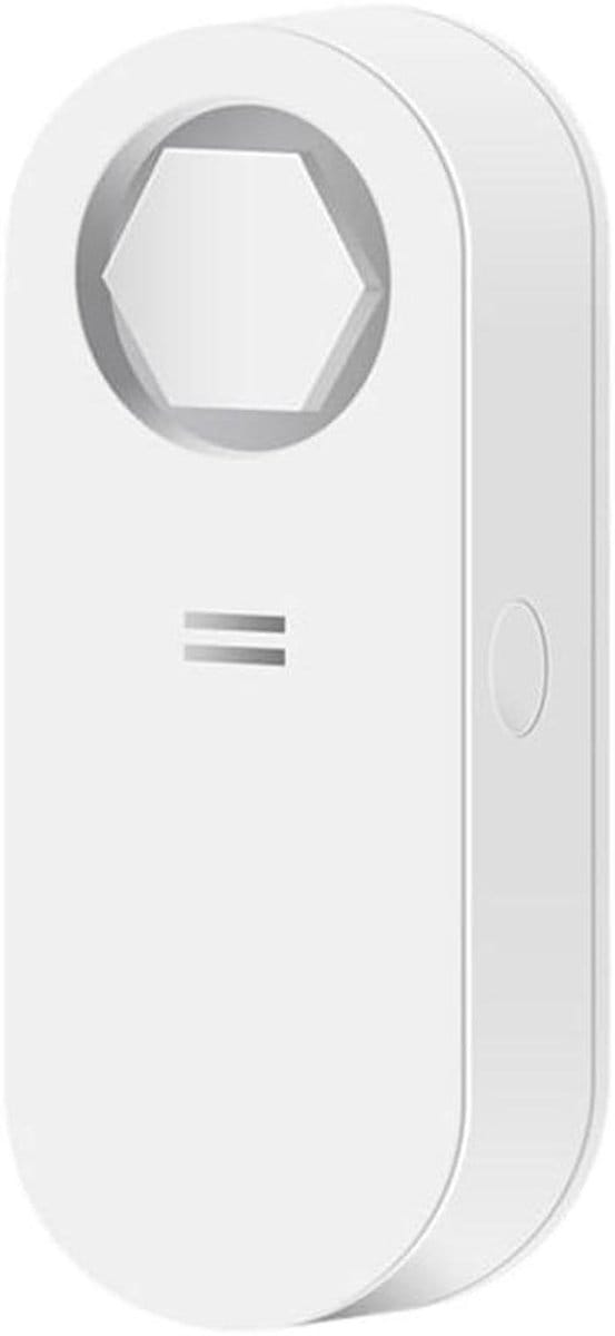 Waterlek Detector - Alarm Sensor - Huis Beveiligen - 120dB Sirene - IP66 Waterdicht - Wit
