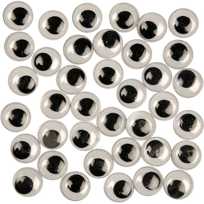 Wiebelogen, niet zelfklevend, d 12 mm, 1000 stuk/ 1 doos