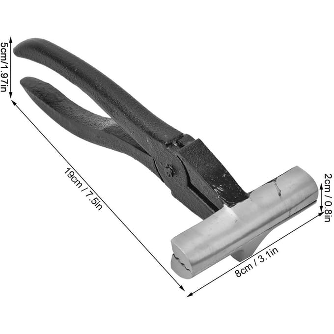 Gietijzer Olieverf Canvas Spanner Tang Handgereedschap Zwart Handvat black