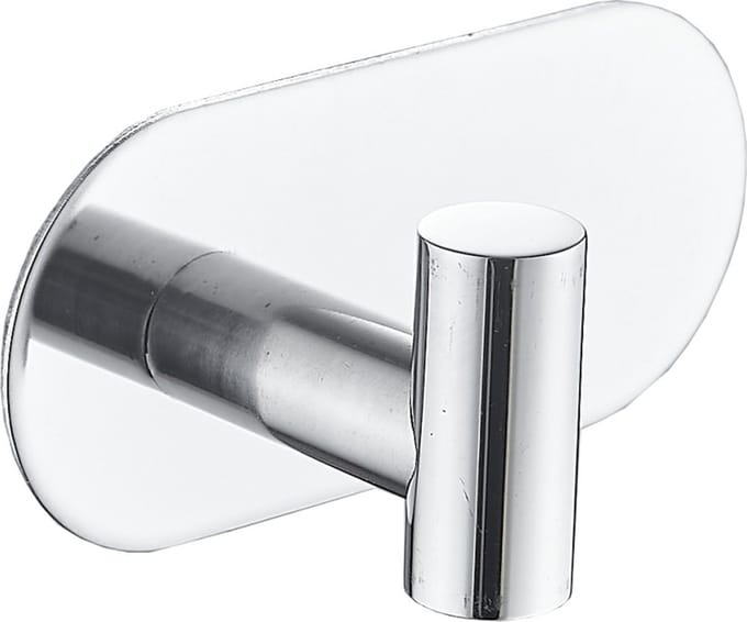 Mawialux handdoekhaak - 10x1,5x5cm - Chroom - RVS - ACS4CH1