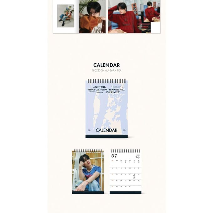 TAEMIN - 2025 SEASONS GREETINGS [Perfect Days] WITHMUU POB white