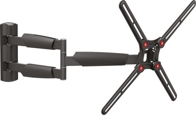 Barkan BM343XL mounting kit - full-motion - for LCD display/ curved LCD display - black - Max 36.2 kg - recommended for 65"