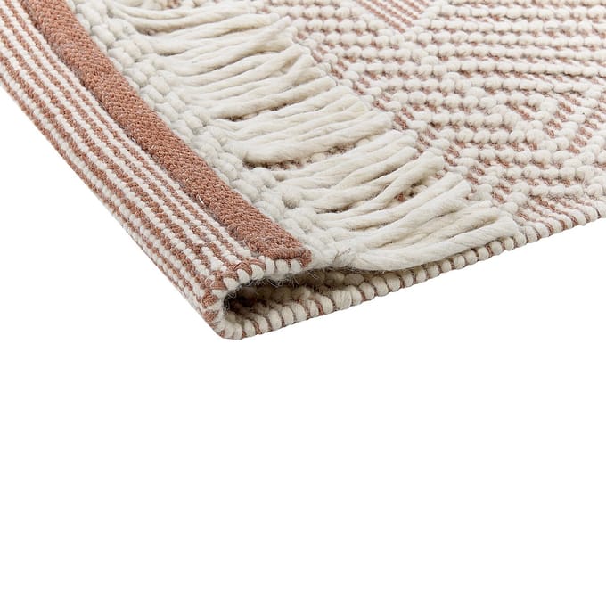 KESTEL - Modern vloerkleed - Beige - 160 x 230 cm - Wol