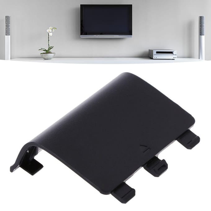 10 stuks Gamepad Batterij Achterklep Professionele Vervanging Batterij Behuizing Deksel voor XBOX One Game black