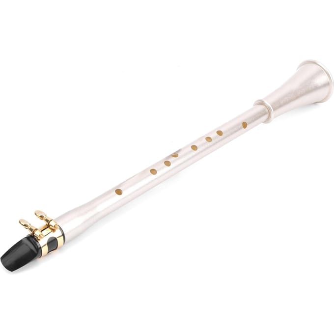Mini Klarinet Eb ABS Compacte Sax Professioneel Beginner Muziekinstrument Benodigdheden white