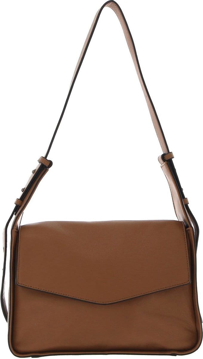 FREDsBRUDER Leren Schoudertas FB Satchel Iced Coffee Bruine