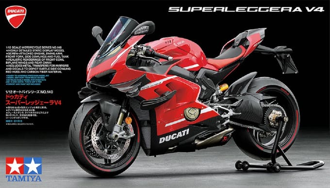 Tamiya Modelbouwpakket Militaire voertuigen - 14140 Ducati Superleggera V4 Plastic - 1:12 - Modelbouw