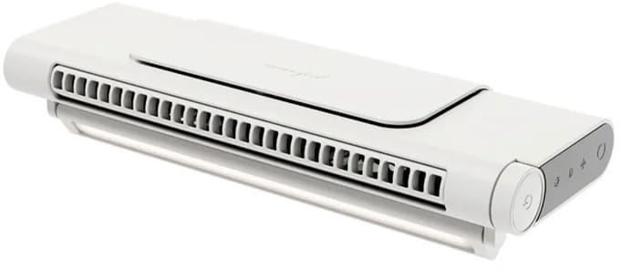 Allero Draagbare Ventilator - Bedventilator - Laag Geluidsniveau - Wit - 2000 mAh - USB - Multifunctioneel - Tafel Ventilator
